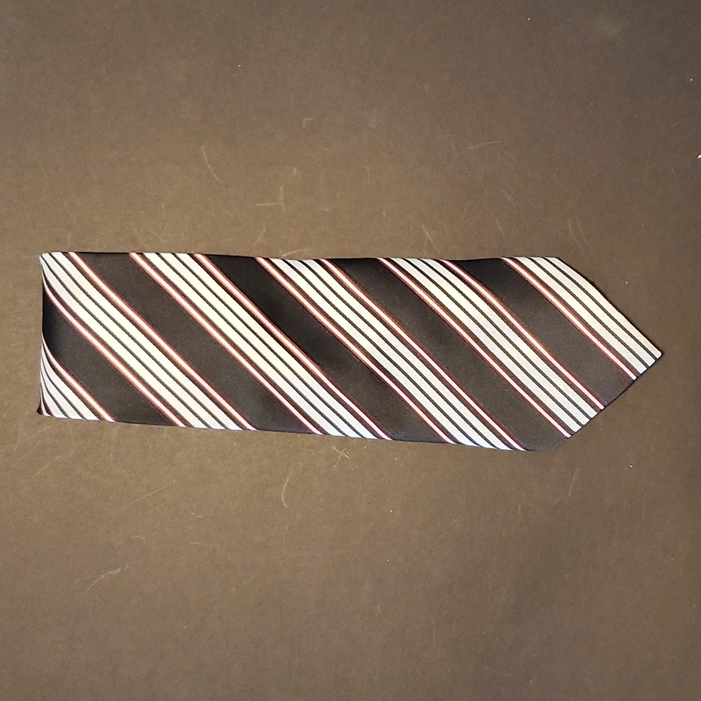 Berlioni Black and Red Necktie